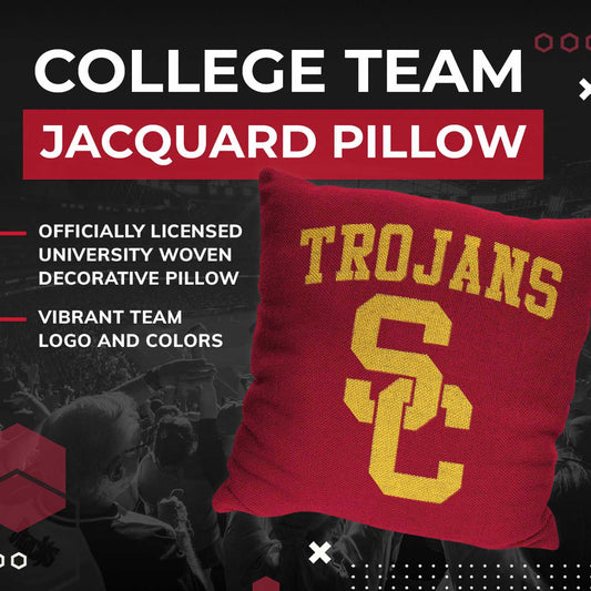 USC Trojans NCAA Decorative Pillow - Cardinal