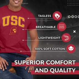 USC Trojans NCAA Adult Gameday Cotton T-Shirt - Cardinal