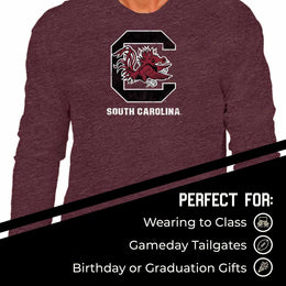 South Carolina Gamecocks NCAA MVP Adult Long-Sleeve Shirt - Maroon