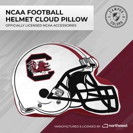 South Carolina Gamecocks NCAA Helmet Super Soft Football Pillow - White