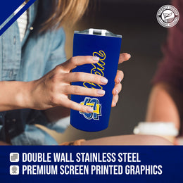 South Dakota State Jackrabbits NCAA Stainless Steel Travel Tumbler for Mom - Royal