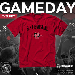 San Diego State Aztecs NCAA Adult Gameday Cotton T-Shirt - Red