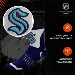 Seattle Kraken NHL Youth Surge Socks - Navy