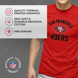 San Francisco 49ers NFL Adult Gameday T-Shirt - Red