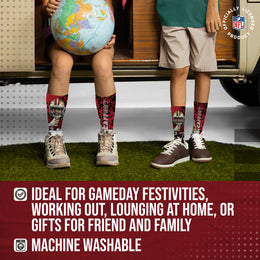 San Francisco 49ers Youth NFL Player Stripe Sock - Red