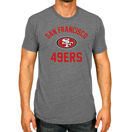 San Francisco 49ers NFL Adult Gameday T-Shirt - Sport Gray