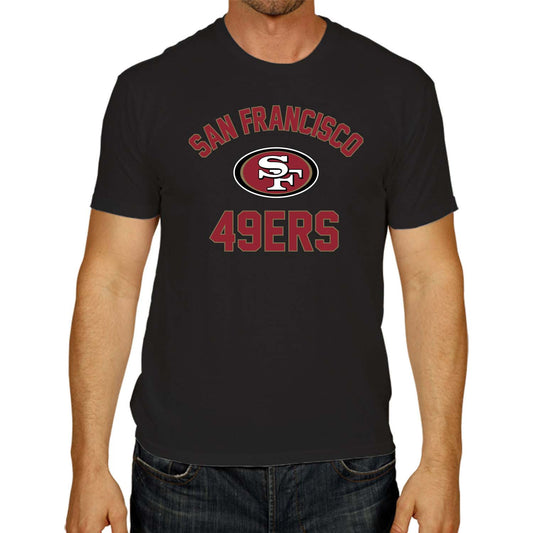 San Francisco 49ers NFL Adult Gameday T-Shirt - Black