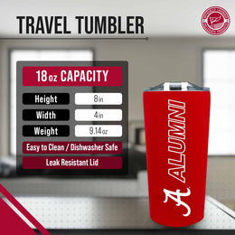 Texas Tech Red Raiders Collegiate Stainless Steel Travel Tumbler for Alumni - Red