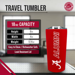 Maryland Terrapins NCAA Stainless Steel Travel Tumbler for Alumni - Red