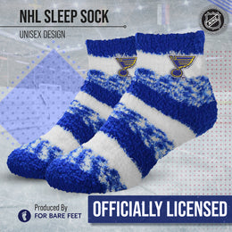 St. Louis Blues NHL Unisex Cozy Sleep Socks - Royal