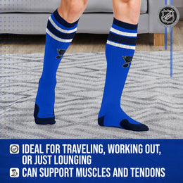 St. Louis Blues NHL Adult Knee High-Performance Socks - Royal