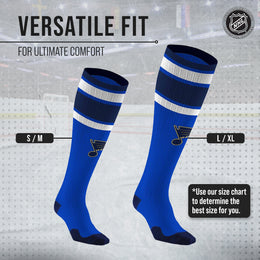 St. Louis Blues NHL Adult Knee High-Performance Socks - Royal