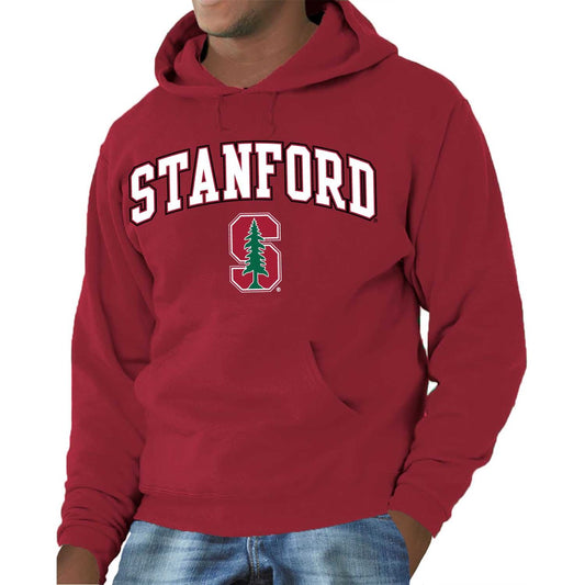 Stanford Cardinal Adult Arch & Logo Soft Style Gameday Hooded Sweatshirt - Cardinal