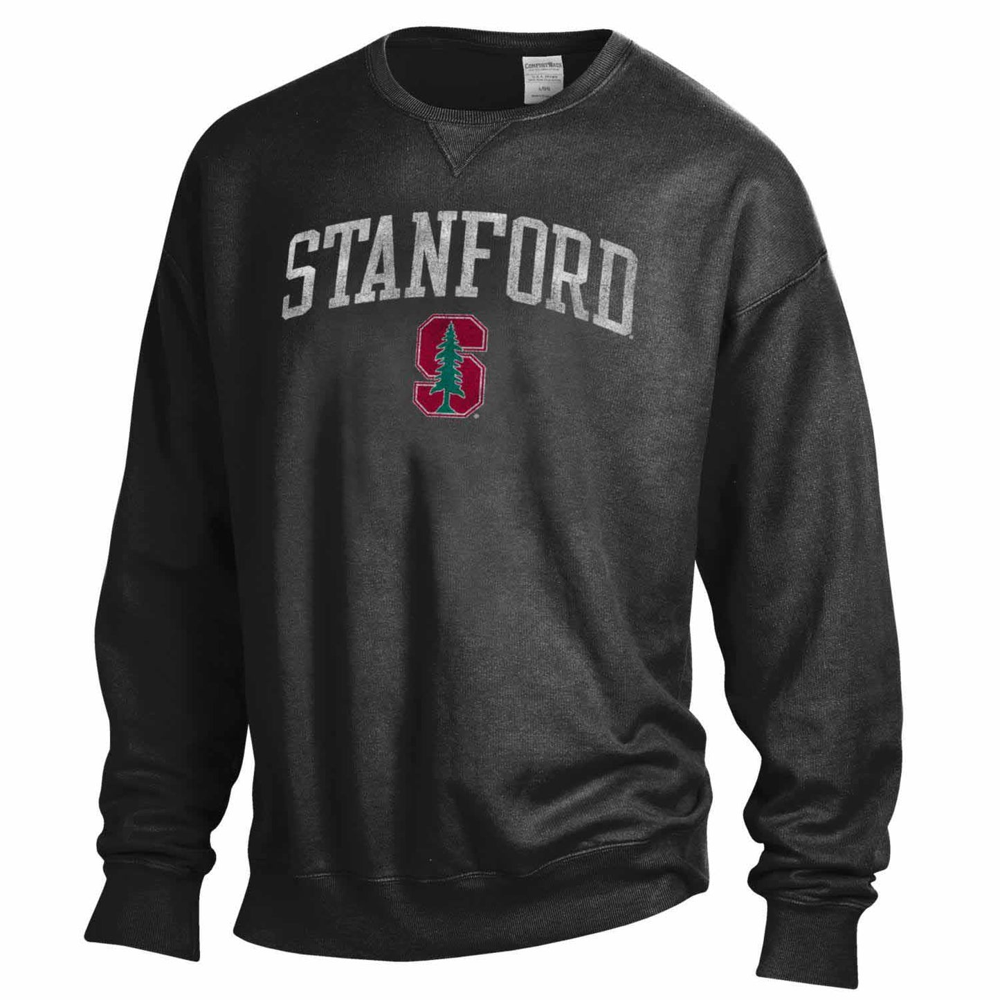 Stanford Cardinal Adult Ultra Soft Comfort Wash Crewneck Sweatshirt - Team Color
