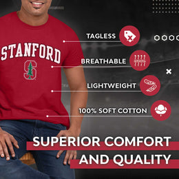 Stanford Cardinal NCAA Adult Gameday Cotton T-Shirt - Cardinal