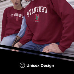 Stanford Cardinal Adult Arch & Logo Soft Style Gameday Crewneck Sweatshirt - Cardinal