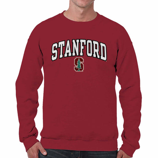 Stanford Cardinal NCAA Adult Tackle Twill Crewneck Sweatshirt - Cardinal