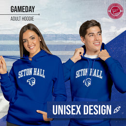 Seton Hall Pirates Adult Arch & Logo Soft Style Gameday Hooded Sweatshirt - Royal