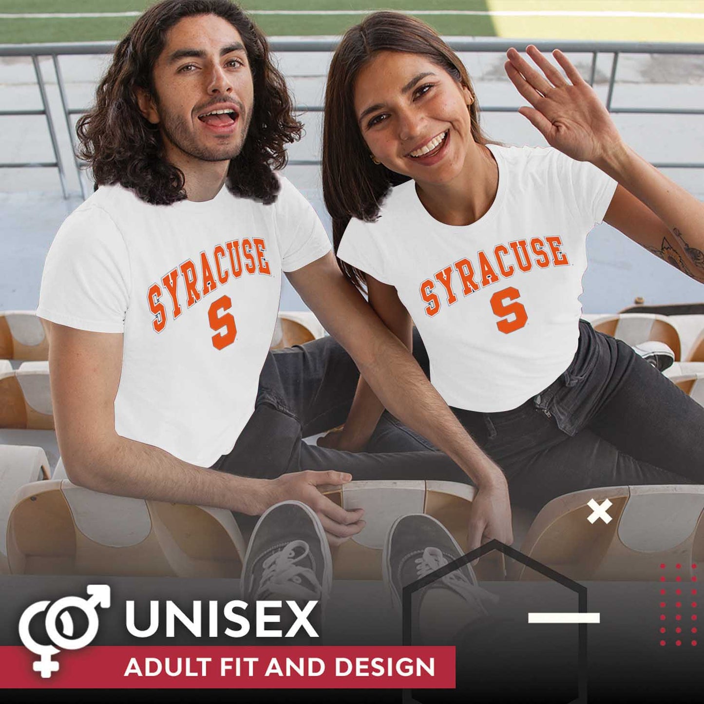 Syracuse Orange NCAA Adult Gameday Cotton T-Shirt - White