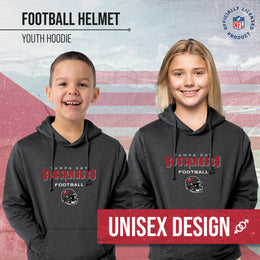 Tampa Bay Buccaneers NFL Youth Football Helmet Hood - Charcoal