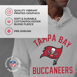 Tampa Bay Buccaneers NFL Adult Gameday Hooded Sweatshirt - Gray