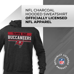 Tampa Bay Buccaneers NFL Adult Gameday Charcoal Hooded Sweatshirt - Charcoal