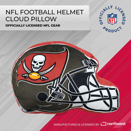 Tampa Bay Buccaneers NFL Helmet Football Super Soft Plush Pillow - Cardinal