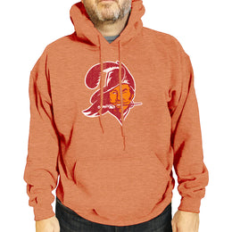 Tampa Bay Buccaneers NFL Adult Unisex Modern Throwback Ultra Soft Fleece Hooded Sweatshirt - Orange