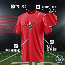 Tampa Bay Buccaneers NFL Modern Throwback T-shirt - Red