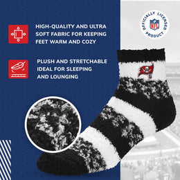 Tampa Bay Buccaneers NFL Cozy Soft Slipper Socks - Black