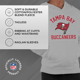 Tampa Bay Buccaneers NFL Youth Gameday Hooded Sweatshirt - Gray