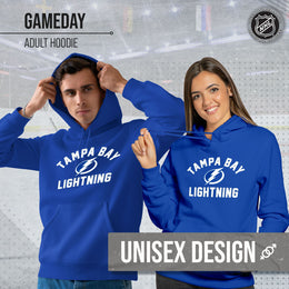 Tampa Bay Lightning Adult NHL Gameday Hooded Sweatshirt - Royal