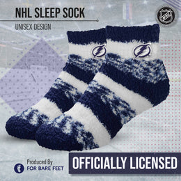 Tampa Bay Lightning NHL Unisex Cozy Sleep Socks - Navy