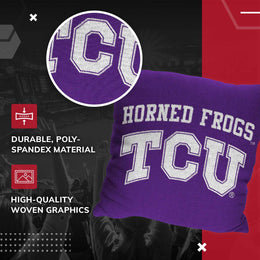 TCU Horned Frogs NCAA Decorative Pillow - Purple