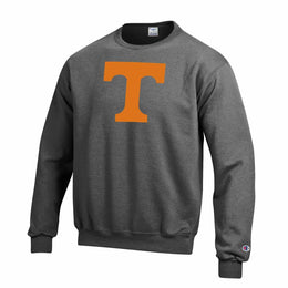 Tennessee Volunteers Adult Mascot Fleece Crewneck - Charcoal