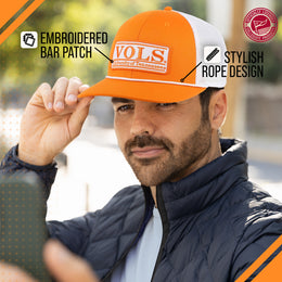 Tennessee Volunteers NCAA Adult Elite Everyday Adjustable Mesh Trucker Hat - Orange