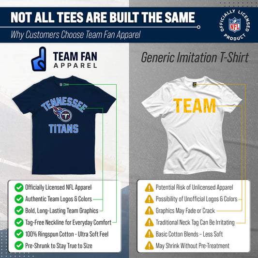 Tennessee Titans NFL Adult Gameday T-Shirt - Navy