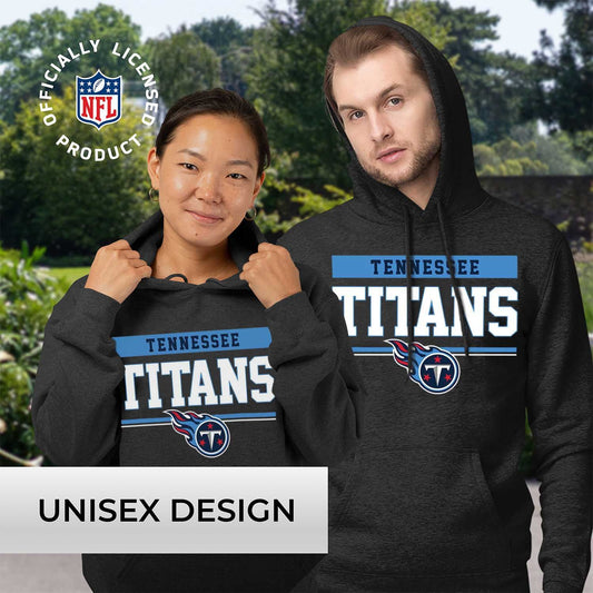 Tennessee Titans NFL Adult Gameday Charcoal Hooded Sweatshirt - Charcoal