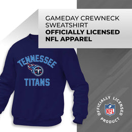 Tennessee Titans NFL Adult Gameday Football Crewneck Sweatshirt - Navy