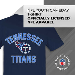 Tennessee Titans NFL Youth Gameday Football T-Shirt - Navy
