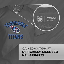Tennessee Titans NFL Adult Gameday T-Shirt - Sport Gray