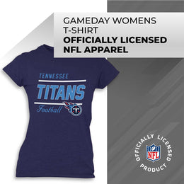 Tennessee Titans NFL Gameday Women's Relaxed Fit T-shirt - Navy