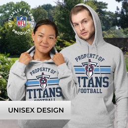 Tennessee Titans NFL Adult Property Of Hooded Sweatshirt - Sport Gray