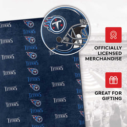 Tennessee Titans NFL Double Sided Blanket - Navy