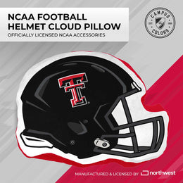 Texas Tech Red Raiders NCAA Helmet Super Soft Football Pillow - Black