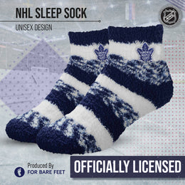 Toronto Maple Leafs NHL Unisex Cozy Sleep Socks - Navy