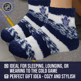 Toronto Maple Leafs NHL Unisex Cozy Sleep Socks - Navy