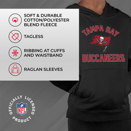 Tampa Bay Buccaneers NFL Youth Gameday Hooded Sweatshirt - Black