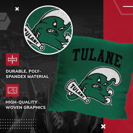 Tulane Green Wave NCAA Decorative Pillow - Green