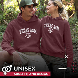 Texas A&M Aggies Adult Arch & Logo Soft Style Gameday Hooded Sweatshirt - Maroon